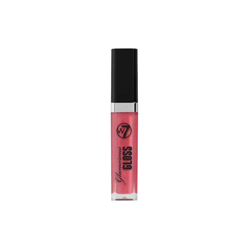 W7 Glamorous Gloss 04 Up All Night Lip Gloss – Βαθύ Ροζ Shimmer Λιπ Γκλος 7 ml
