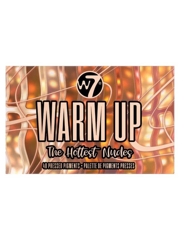 W7 Warm Up Pressed Pigment Palette | Παλέτα Σκιών