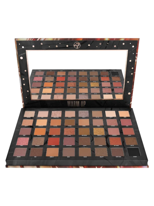 W7 Warm Up Pressed Pigment Palette | Παλέτα Σκιών