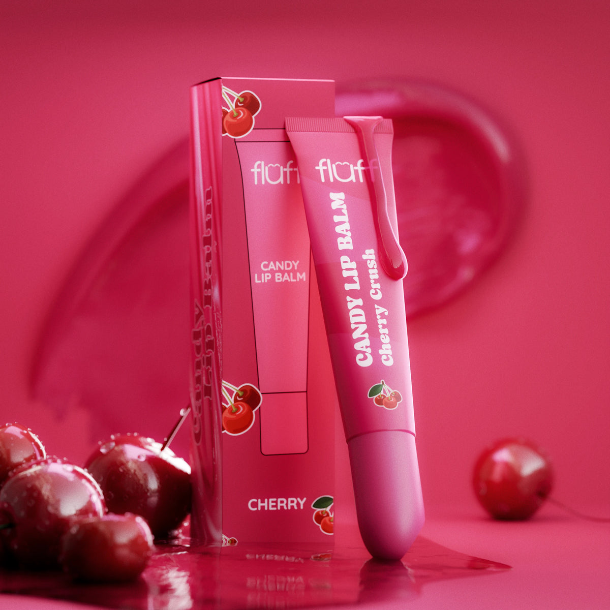 Fluff Candy Lip Balm Cherry Crush 12ml