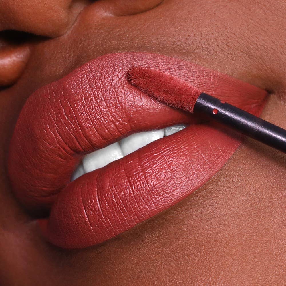 WE MAKEUP EVER Liquid Lipstick 08 Azuma Dark Rust | Matte Marsala Liquid Lipstick 5.5ml