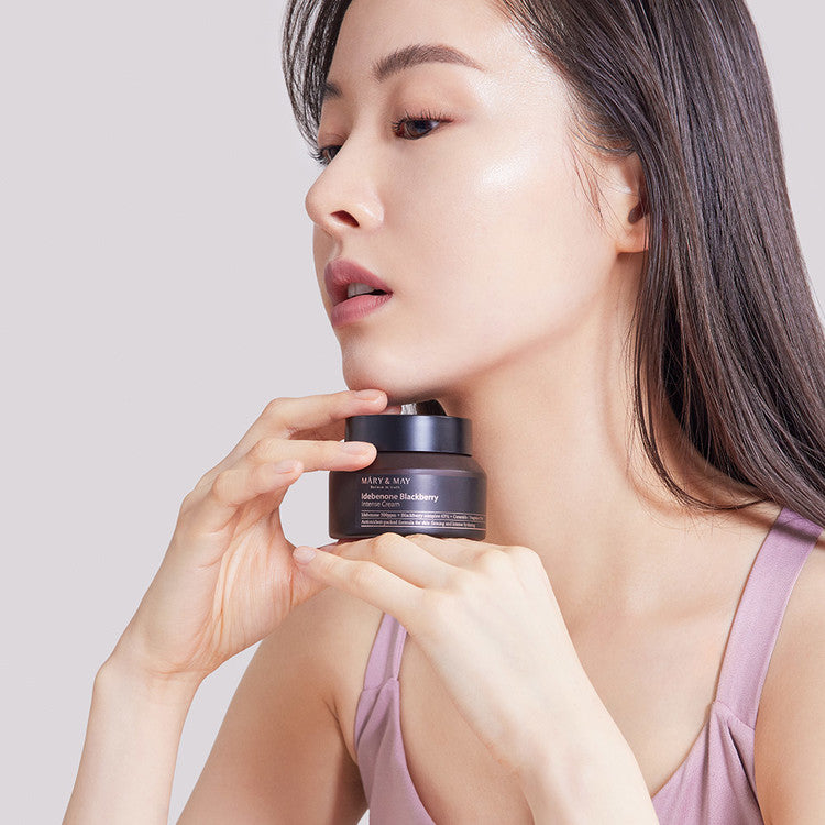 Mary&May Idebenone Blackberry Intense Cream – Αντιγηραντική & Ενυδατική Κρέμα Προσώπου 70g