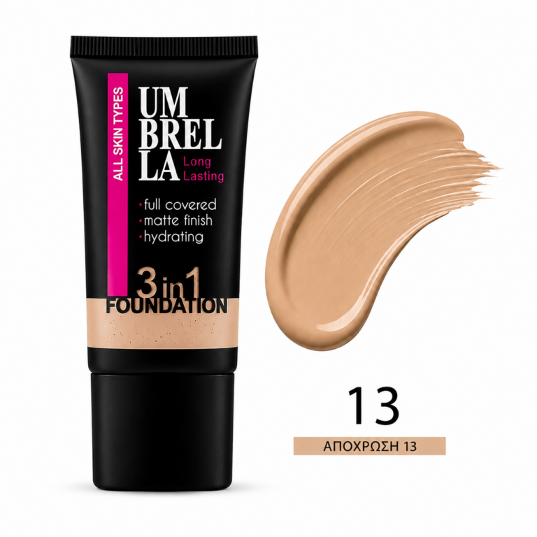 Umbrella Long Lasting 3 in 1 Foundation | Foundation 30ml – No. 13