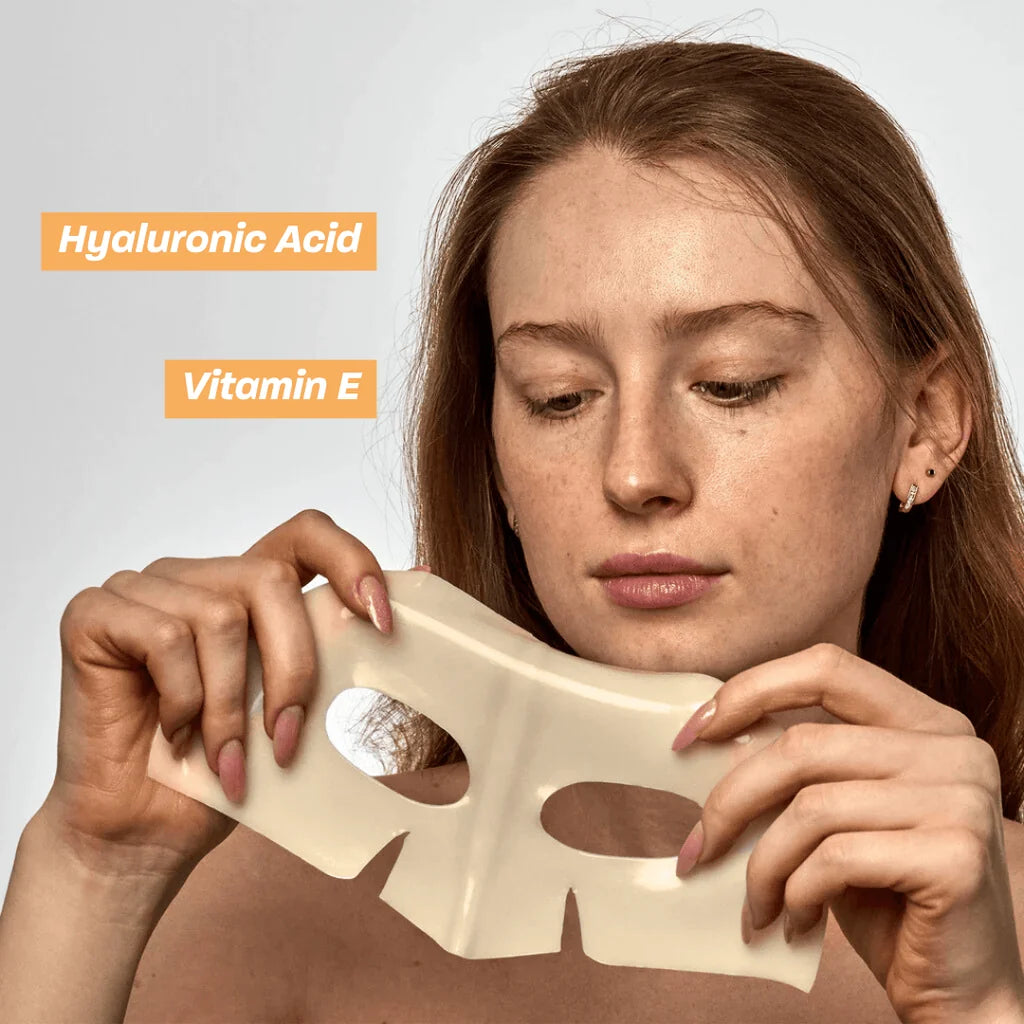 Masque Bar Deep Vitamin C Brightening Mask Μάσκα Υδρογέλης με Vitamin C & Υαλουρονικό Οξύ | Hydrogel Face Mask 38g