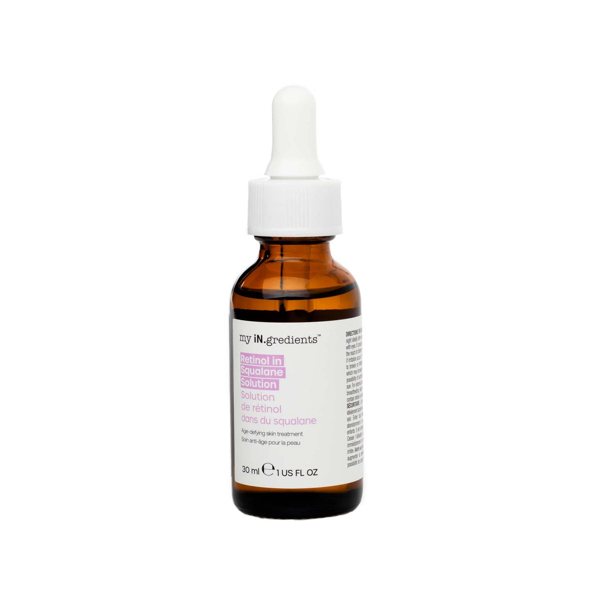 my iN.gredients Retinol in Squalane Αντιγηραντικός Ορός Προσώπου με Ρετινόλη & Σκουαλάνη | Face Serum 30ml