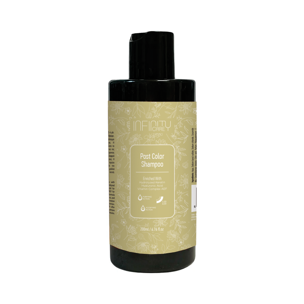 Infinity Care Post Color Shampoo Σαμπουάν Μετά τη Βαφή για Προστασία & Διατήρηση Χρώματος 200ml