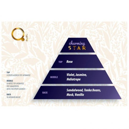 Qure The Charming Star Dry Oil – Ξηρό Έλαιο Προσώπου, Σώματος & Μαλλιών με Τριαντάφυλλο & Σανταλόξυλο 100ml