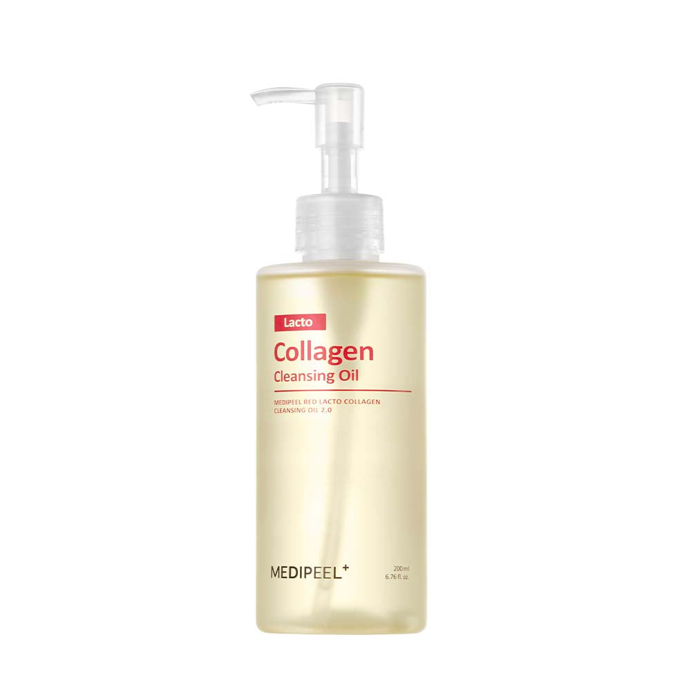 MEDIPEEL Red Lacto Collagen Cleansing Oil 2.0 | Λάδι Καθαρισμού Προσώπου με Κολλαγόνο & Lactobacillus 200ml