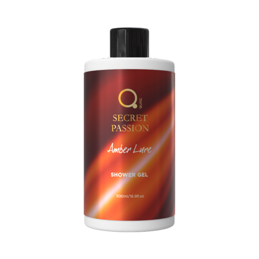 Qure Secret Passion Amber Lure Shower Gel – Αφρόλουτρο Βιολέτα, Βύσσινο & Ζάχαρη 500ml