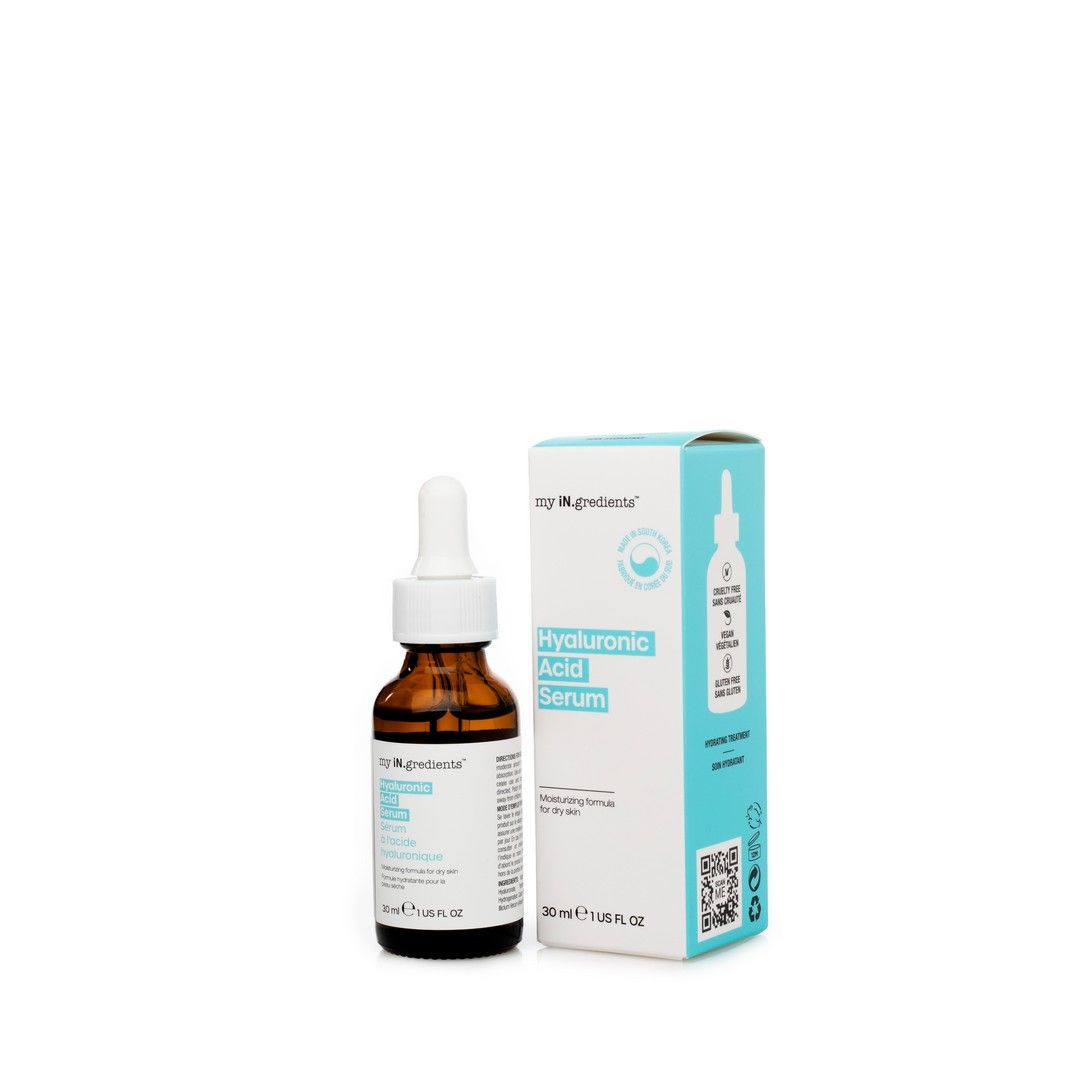 my iN.gredients Hyaluronic Acid Serum Ενυδατικός Ορός Προσώπου με Υαλουρονικό Οξύ | Face Serum 30ml