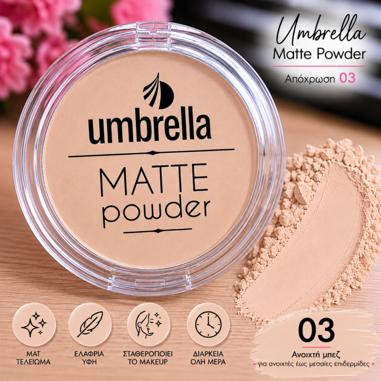 Umbrella Matte Powder 15g — No. 3